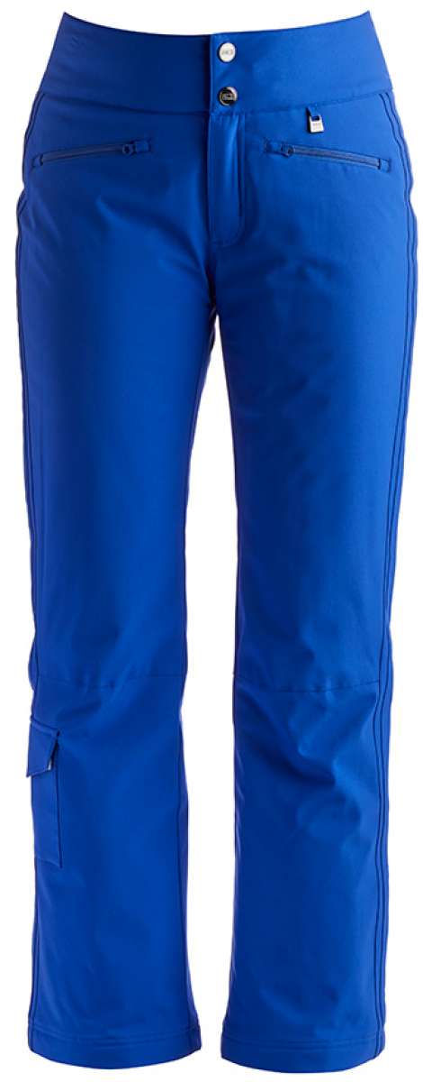 Nils Ladies Addison 3.0 Insulated Pant 2022-2023 - A pair of insulated ski pants with a zippered pocket on the side and a small logo patch near the bottom hem.