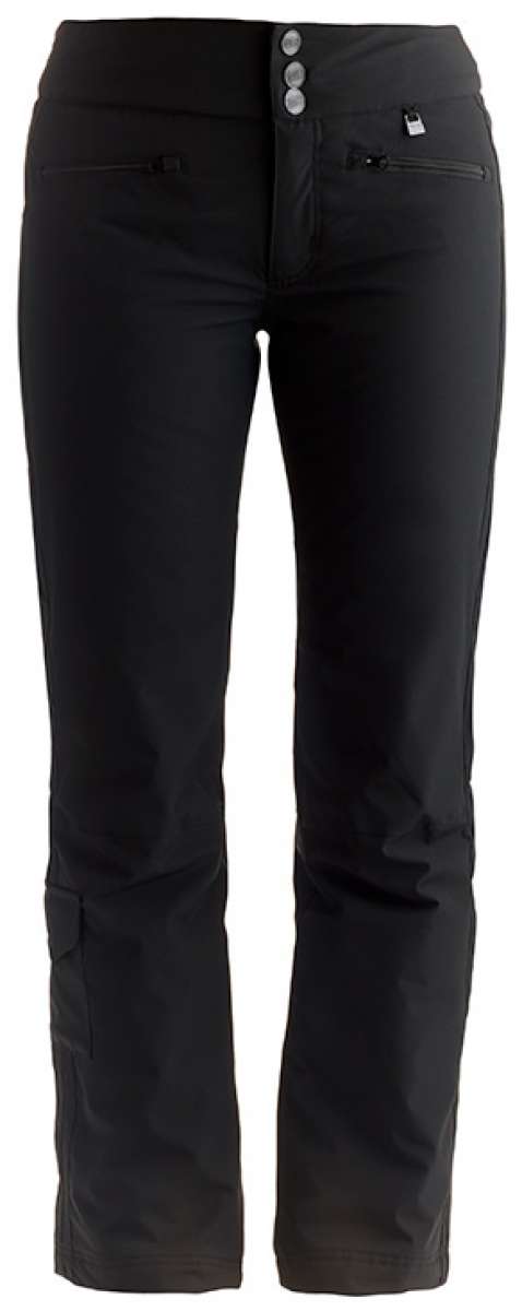 Nils Ladies Addison 3.0 Insulated Pant 2022-2023 - Black insulated ski pants with a zippered pocket on the back and two side pockets.