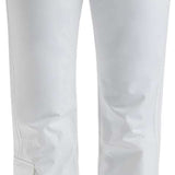 Nils Ladies Addison 3.0 Insulated Pant 2022-2023 - White insulated ski pants with two zippered pockets on the back and one zippered pocket on the front.