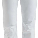 Nils Ladies Addison 3.0 Pant Short 2022-2023 - A pair of white pants with two zippered pockets on the back.