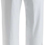 Nils Ladies Addison 3.0 Pant Short 2022-2023 - A pair of white, slim-fit pants with a flat front and two back pockets.