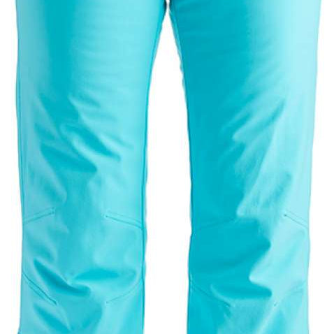 Nils Ladies Barbara 3.0 Insulated Pants 2022-2023 - A pair of light blue snow pants with a zippered pocket on the side and two small black dots on the left hip.