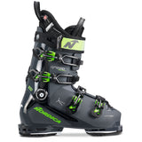 Nordica Speedmachine 3 120 Ski Boots 2022 - Black ski boots with lime green accents and silver buckles.
