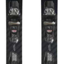 Nordica Alldrive 84 Ski with FDT Compact 10 Bindings 2024 - A pair of skis with a red and blue graphic design on the top, featuring a mountain range.