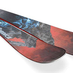 Nordica Enforcer 100 Skis 2024 - A pair of skis with a black and blue design on a white background.