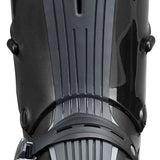 Nordica HF 110 Ski Boots 2024 - Black ski boots with a textured pattern on the side and silver buckles.