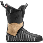 Nordica HF 110 Ski Boots 2024 - Black ski boots with a silver logo on the side and a white strap.