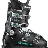 Nordica Ladies Cruise 65 Ski Boots 2024 - Black ski boots with silver buckles and straps.