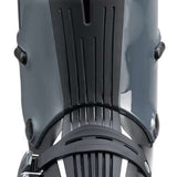 Nordica Women's HF 85 Ski Boots 2024 - Black ski boots with a textured pattern on the side and silver buckles.