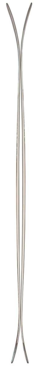 Nordica Ladies Santa Ana 104 Free Skis 2024 - A pair of skis with a sleek, modern design and a subtle silver-gray color.