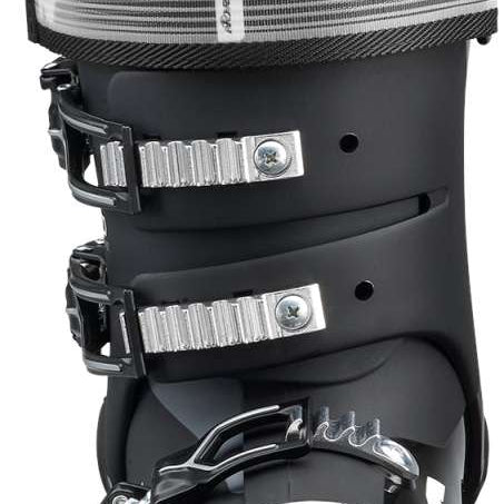 Nordica Ladies Speedmachine 3 85 Ski Boot 2023 - Black ski boot with white polka dots on a black strap.