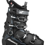 Nordica Ladies Speedmachine 3 85 Ski Boot 2023 - Black ski boot with white lettering and silver buckles.