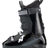 Nordica Ladies Speedmachine 3 85 Ski Boot 2023 - Black ski boot with silver buckles and straps.