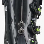 Nordica Promachine 120 Ski Boots 2024 - Black ski boots with white lettering and silver buckles.