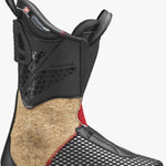 Nordica Promachine 120 Ski Boots 2024 - Black ski boots with a honeycomb pattern on the side and red accents.