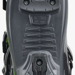 Nordica Promachine 120 Ski Boots 2024 - Black ski boots with silver hardware and a textured rubber sole.