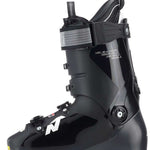 Nordica Promachine 120 Ski Boot 2023 - Black ski boot with white lettering and silver buckles.