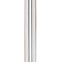 Nordica Santa Ana 93 Unlimited Skis 2024 - White skis with a black stripe down the middle and a distinctive red "N" logo on the top of each ski.