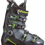 Nordica Sportmachine 3 110 Ski Boots 2024 - Black ski boots with neon green accents and buckles.