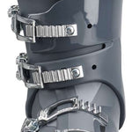 Nordica Sportmachine 3 80 Ski Boot 2023 - Black ski boot with silver buckles and straps.
