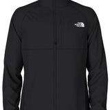 North Face Canyonlands Full Zip Sweater 2024 - A dark gray sweater with a zippered front and white logo on the left chest.