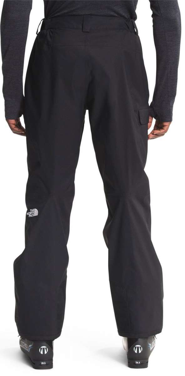 North Face Freedom Stretch Pants - Black pants with a white logo on the left thigh.