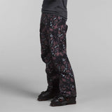 North Face Freedom Stretch Pants 2024 - Black pants with a subtle white pattern of lines and shapes.