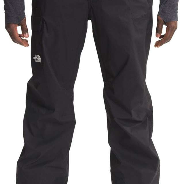 North Face Freedom Stretch Pants - Black pants with a white logo on the left thigh.