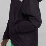 North Face Girls Freedom Insulated Jacket 2024 - A black jacket with a white logo on the left chest area.