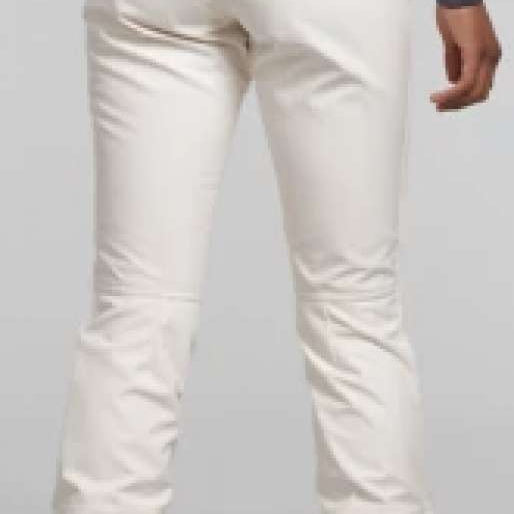 North Face Ladies Apex Stretch Soft-Shell Pants Tall - These pants are white with a subtle black stripe on the side of each leg.