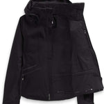 North Face Women's Inclination Shell Jacket 2022-2023 - A black waterproof shell jacket with a hood, zippered pockets and adjustable cuffs.