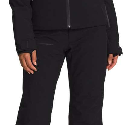 North Face Women's Inclination Shell Jacket 2022-2023 - A black jacket with a high collar and zippered pockets.