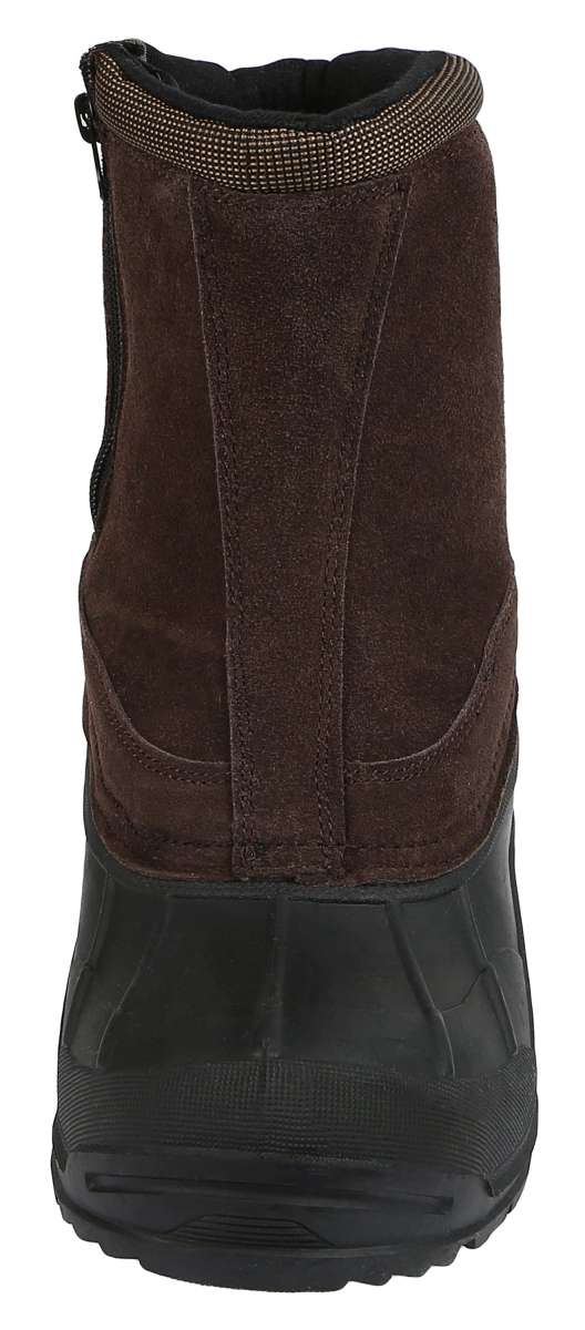 Northside Albany Insulated Suede Boot - Brown suede upper with black rubber sole and heel.