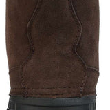 Northside Albany Insulated Suede Boot - Brown suede upper with black rubber sole and heel.