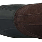 Northside Albany Insulated Suede Boot 2024 - Black suede boot with quilted pattern on upper and black rubber sole.