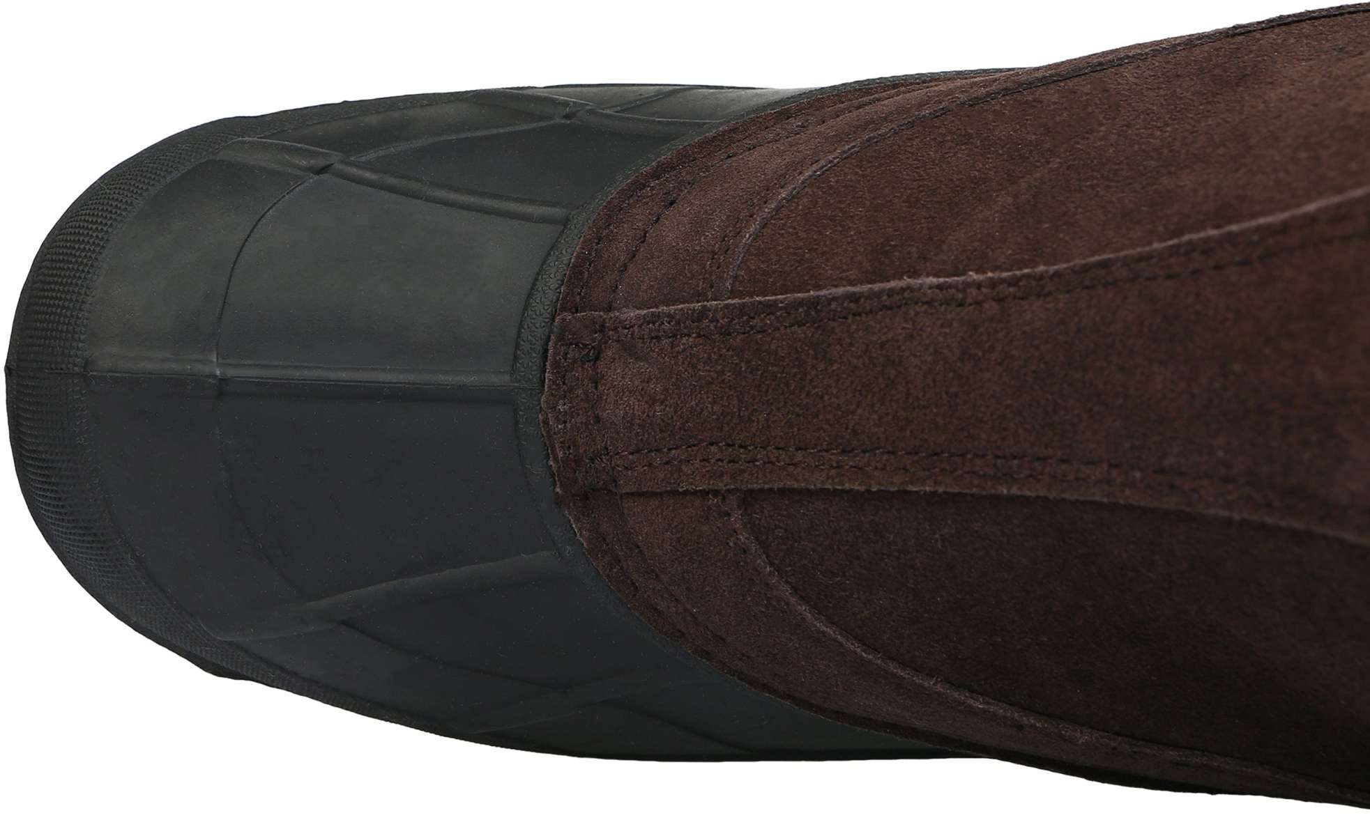 Northside Albany Insulated Suede Boot 2024 - Black suede boot with quilted pattern on upper and black rubber sole.