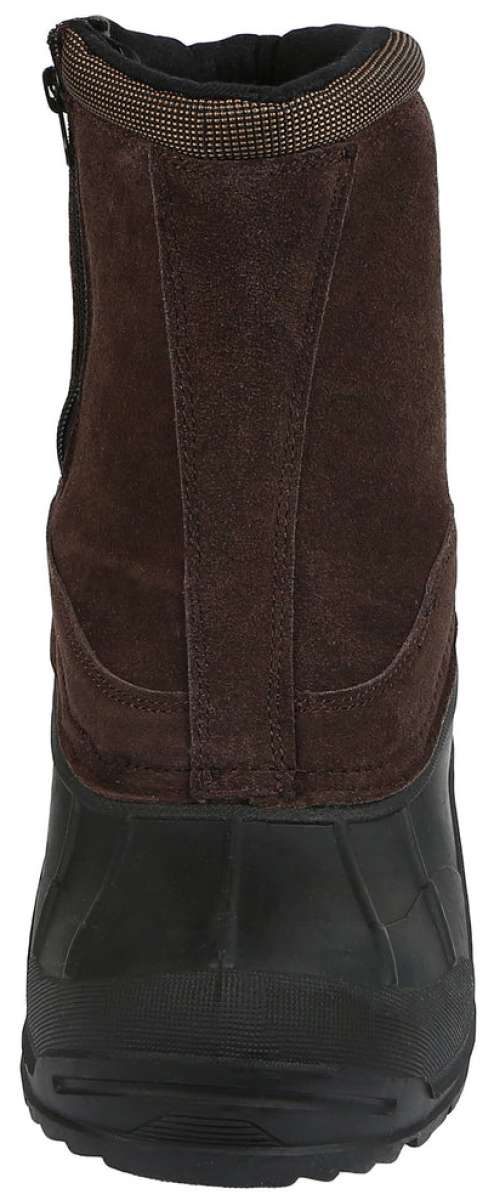 Northside Albany Insulated Suede Boots - Brown suede boots with a black sole and trim.