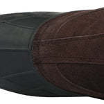 Northside Albany Insulated Suede Boots - These suede boots feature a quilted pattern on the upper portion and have a black sole.