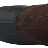 Northside Albany Insulated Suede Boots - These suede boots feature a quilted pattern on the upper portion and have a black sole.