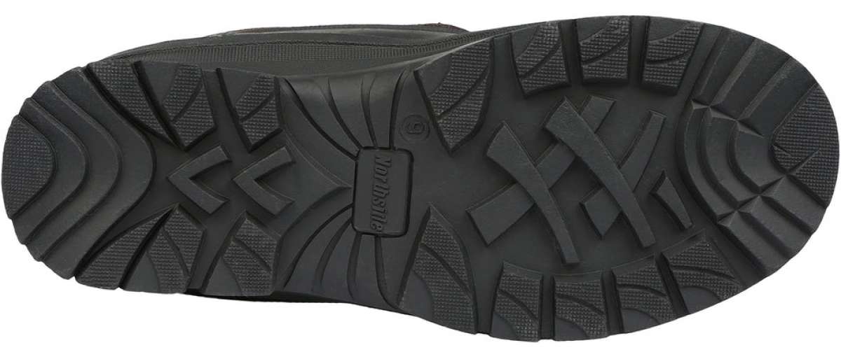 Northside Albany Insulated Suede Boots - Black suede boots with a textured sole and heel.