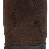 Northside Albany Insulated Suede Boots - Brown suede boots with dark brown stitching and a black rubber sole.