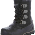 Northside Back Country insulated Boot 2024 - A tall, dark gray boot with a thick sole and laces that are tied in front.