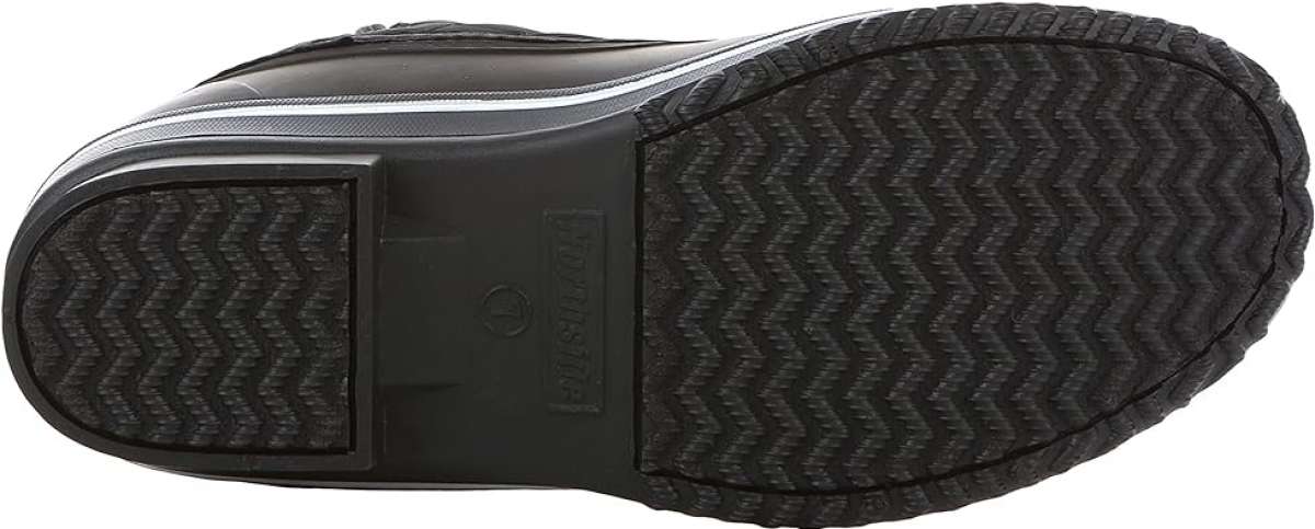 Northside Ladies Morgan Crest Insulated Boots 2023 - Black rubber sole with a zig-zag tread pattern.