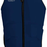 O'Neill Cruzer Full-Zip Impact Vest 2023 - A dark blue impact vest with a full zip down the front and an O'Neill logo on the left chest.