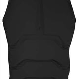 O'Neill Cruzer Full-Zip Impact Vest 2023 - Black impact vest with zip closure at front and white logo on chest.