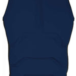 O'Neill Cruzer Full-Zip Impact Vest 2023 - A dark blue impact vest with a white zipper and logo on the chest.