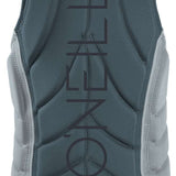 O'Neill Slasher Impact Vest 2022 - A dark gray impact vest with a white logo on the chest and a zipper down the front.