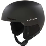Oakley MOD1 Pro Helmet 2024 - Matte black helmet with white Oakley logo on the side and adjustable strap in the back.