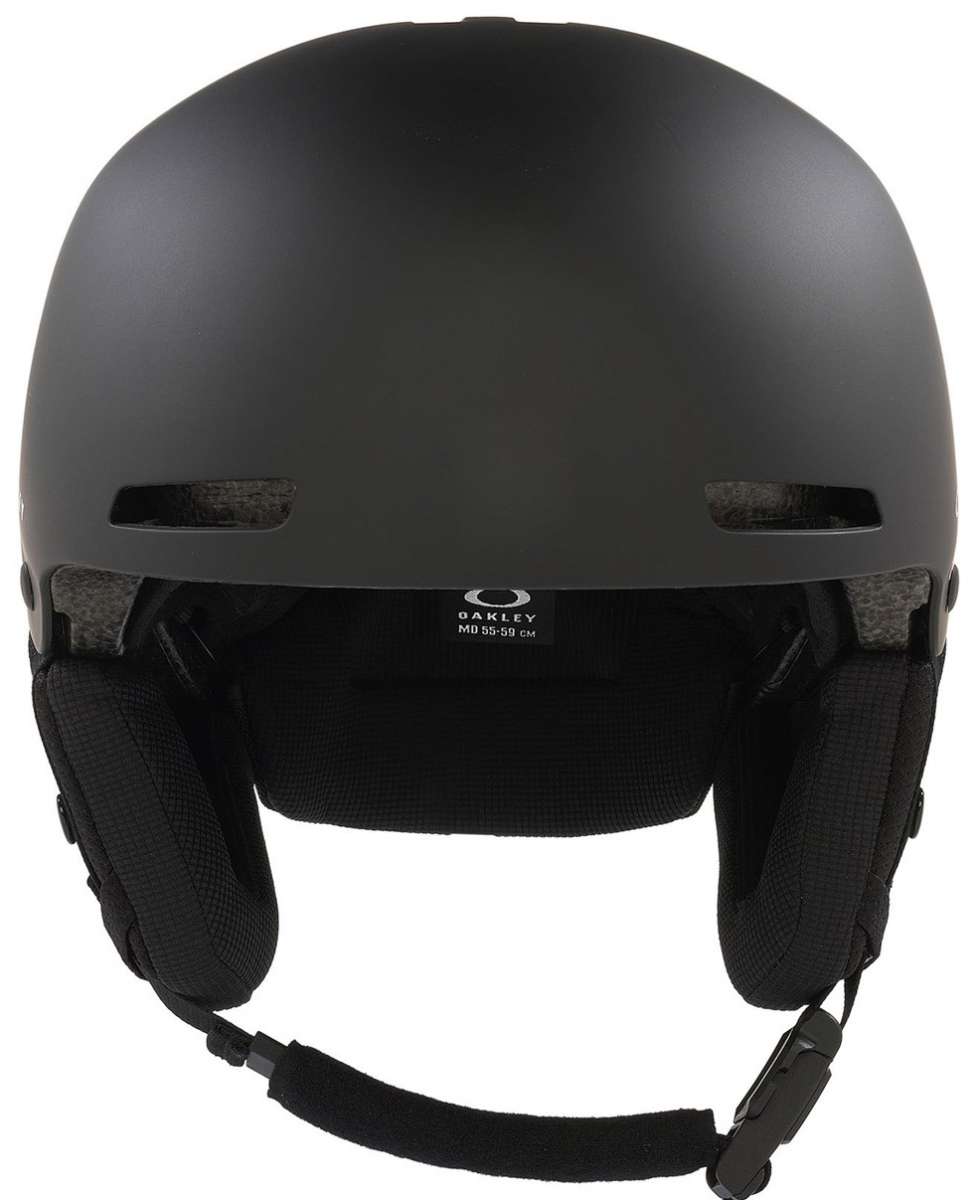 Oakley MOD1 Pro Helmet 2024 - Matte black helmet with a sleek, aerodynamic design and ventilation system visible on top.