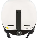 Oakley MOD1 Pro Helmet 2024 - White helmet with black straps and buckle.